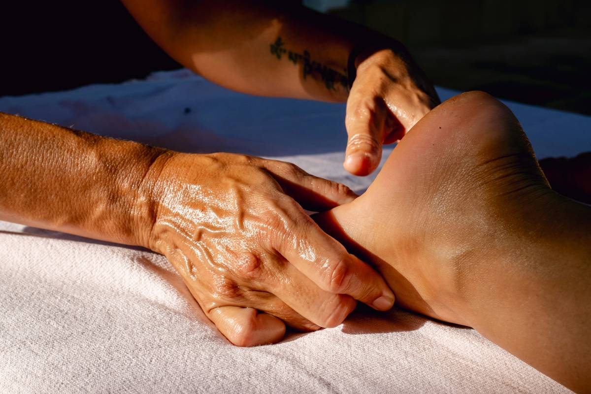 treatment product foot importance of taking applied to dry, cracked heels during a nighttime skincare routine